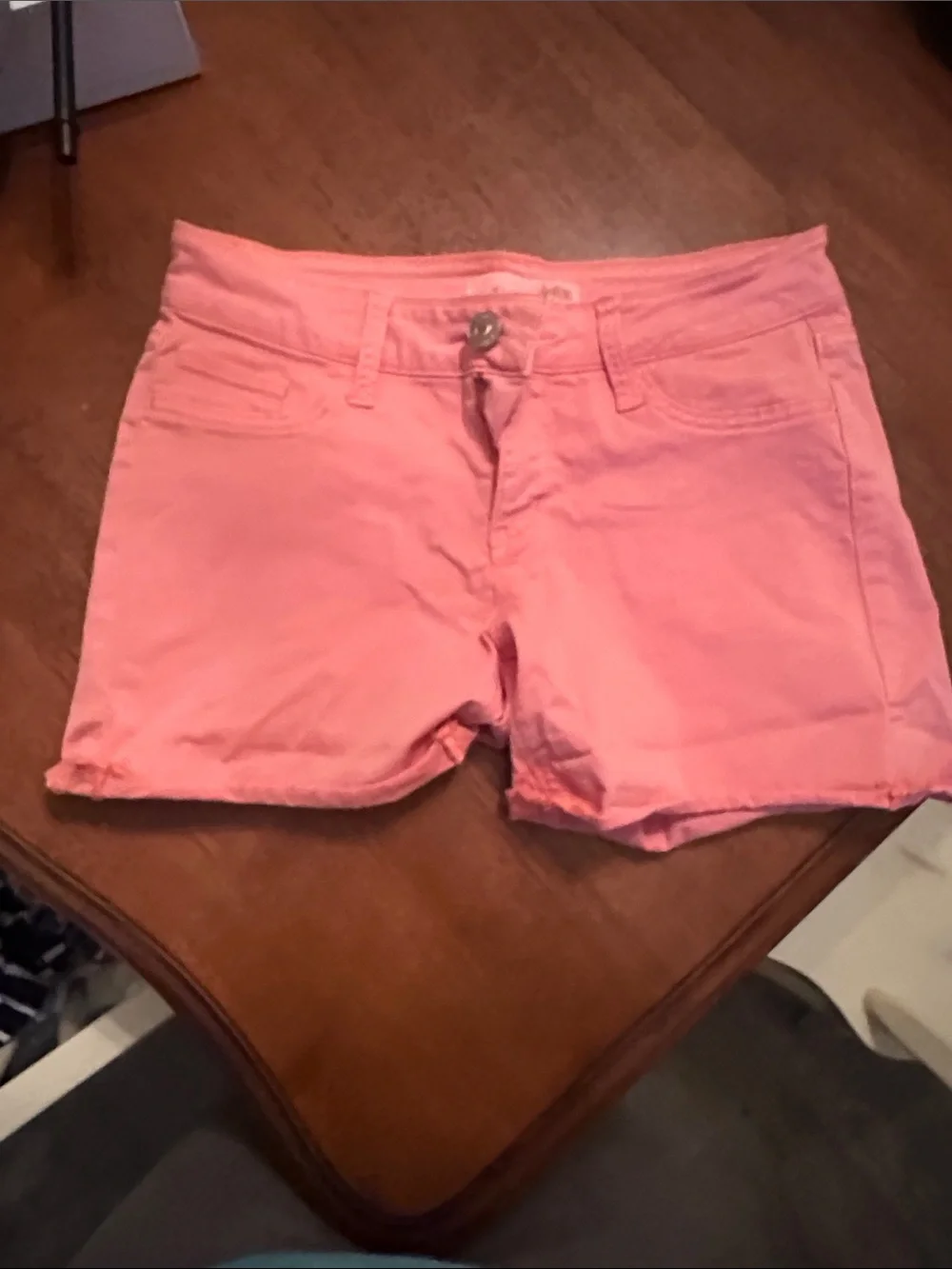 Women's Pink Denim Shorts